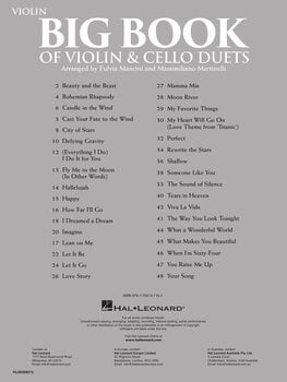 Notes Hal Leonard Big Book of Violin & Cello Duets Notes - 5