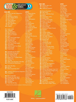 Notes Hal Leonard VH1's 100 Greatest Songs of Rock and Roll Notes - 2