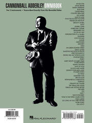 ноти Hal Leonard Cannonball Adderley - Omnibook ноти - 5