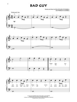 Natos Hal Leonard Billie Eilish - Beginning Piano Solo Natos - 3