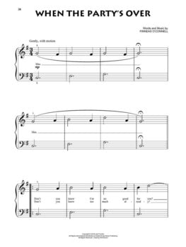 Natos Hal Leonard Billie Eilish - Beginning Piano Solo Natos - 5