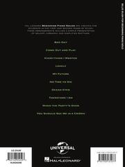 Notes Hal Leonard Billie Eilish - Beginning Piano Solo Notes - 5