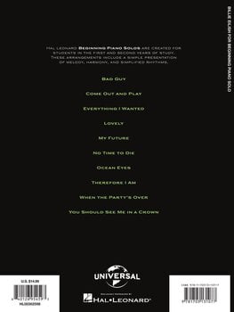 Natos Hal Leonard Billie Eilish - Beginning Piano Solo Natos - 6