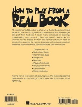 Manuel Hal Leonard How to Play from a Real Book Manuel - 7