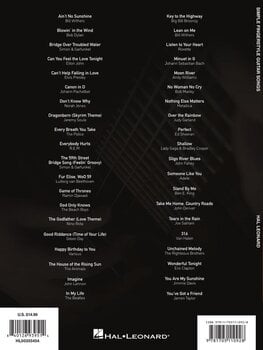 Note Hal Leonard Simple Fingerstyle Guitar Songs Note - 6