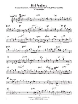 Noty Hal Leonard Charlie Parker Omnibook - Volume 2 Noty - 4