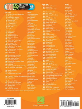 Notes Hal Leonard VH1's 100 Greatest Songs of Rock and Roll Notes - 3