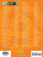 Note Hal Leonard VH1's 100 Greatest Songs of Rock and Roll Note - 2