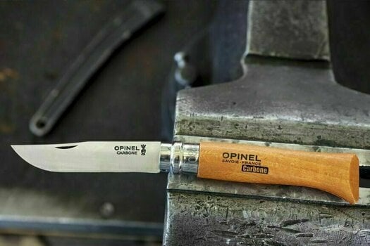 Туристически нож Opinel Wooden Gift Box N°08 Carbon + Sheath Туристически нож - 6