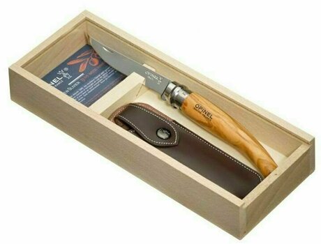 Touristische Klappmesser Opinel Wooden Gift Box Slim N°10 Olive Touristische Klappmesser - 3