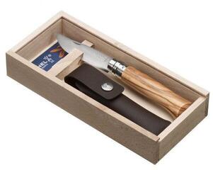 Faca para turistas Opinel Wooden Gift Box N°08 Olive Faca para turistas - 4