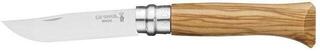 Faca para turistas Opinel N°08 Olive Wood Faca para turistas - 1