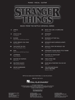 ноти Hal Leonard Stranger Things ноти - 2