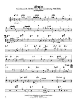 Note Hal Leonard Sonny Rollins Omnibook Note - 3