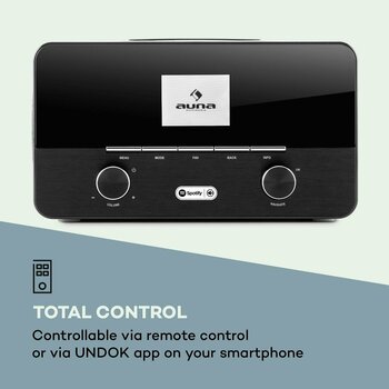 Desktop Music Player Auna Connect 150 2.1 Black - 4