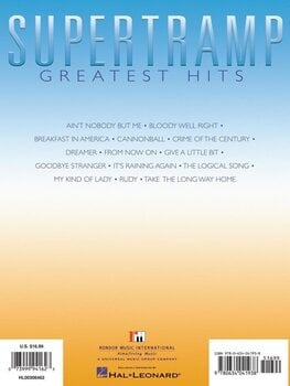 Notes Hal Leonard Supertramp - Greatest Hits Notes - 6