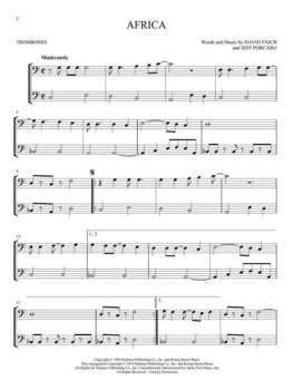 Noten Hal Leonard Pop Classics for Two Trombones Noten - 3