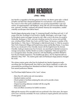 Nuty Hal Leonard Jimi Hendrix Omnibook Nuty - 2