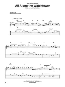 Nuty Hal Leonard Jimi Hendrix Omnibook Nuty - 3