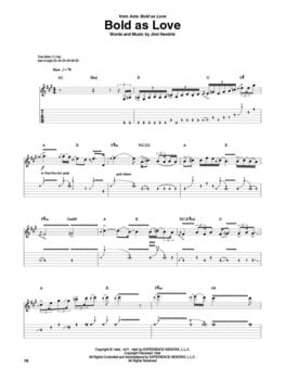 Nuty Hal Leonard Jimi Hendrix Omnibook Nuty - 5