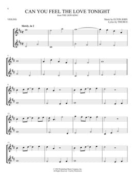 Notes Hal Leonard Disney Songs Notes - 5
