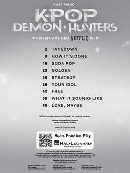 Note Hal Leonard KPop Demon Hunters Note - 2