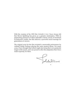 Notis Hal Leonard Theme from Schindler's List Notis - 2