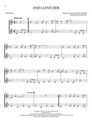 Notes Hal Leonard The Beatles for Two Trumpets Notes - 4