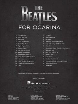 Noty Hal Leonard The Beatles for Ocarina Noty - 2