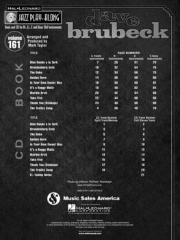 Note Hal Leonard Dave Brubeck: 10 Favorite Songs Note - 3