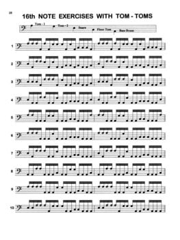 Note Hal Leonard Bass Drum Control Note - 6