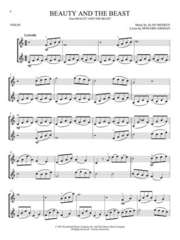 Natos Hal Leonard Disney Songs for Violin Duet Natos - 4