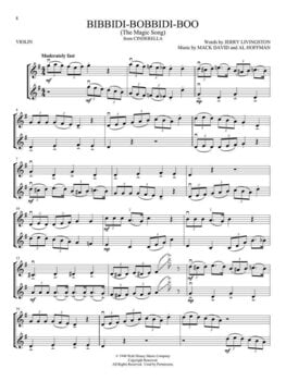 Natos Hal Leonard Disney Songs for Violin Duet Natos - 5