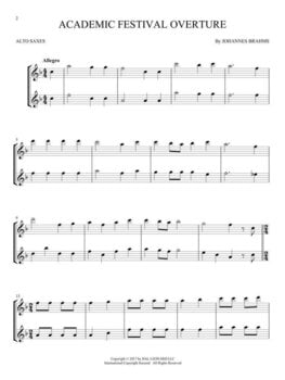 Noten Hal Leonard Classical Themes for Two Alto Saxophones Noten - 3