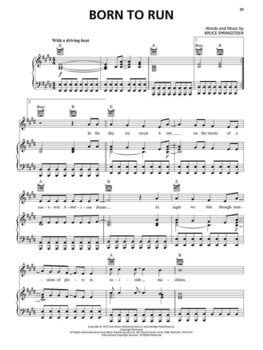 Notes Hal Leonard Bruce Springsteen Sheet Music Collection Notes - 2