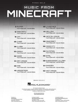 Noty Hal Leonard Music from Minecraft Noty - 2