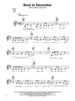 Noty Hal Leonard Taylor Swift - Ukulele Collection Noty - 3