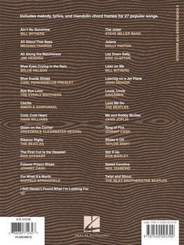 Notis Hal Leonard 3 Chord Songs for Mandolin Notis - 6