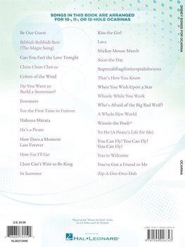 Noty Hal Leonard Disney Songs for Ocarina Noty - 5