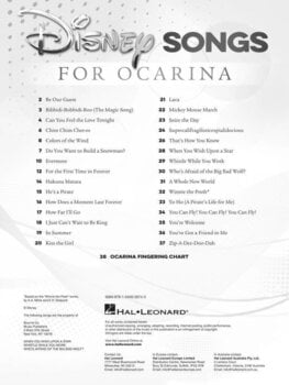 Noty Hal Leonard Disney Songs for Ocarina Noty - 6