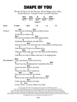 Note Hal Leonard The Little Black Songbook: Ed Sheeran Note - 3