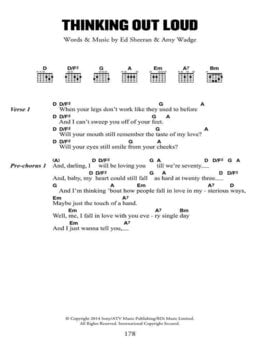 Note Hal Leonard The Little Black Songbook: Ed Sheeran Note - 4