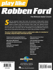 Note Hal Leonard Play like Robben Ford Note - 1