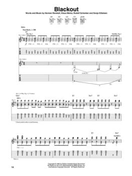 Notes Hal Leonard Best of Scorpions Notes - 4