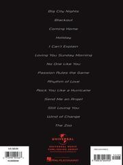Notes Hal Leonard Best of Scorpions Notes - 5