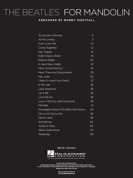 Note Hal Leonard The Beatles for Mandolin Note - 2
