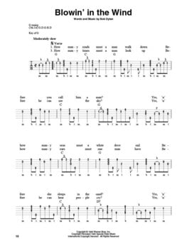 Note Hal Leonard Bob Dylan for Clawhammer Banjo Note - 3
