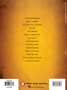 Note Hal Leonard Bob Dylan for Clawhammer Banjo Note - 6
