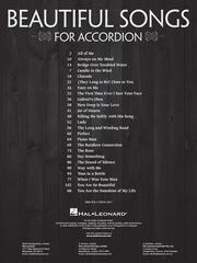 Note Hal Leonard Beautiful Songs for Accordion Note - 1