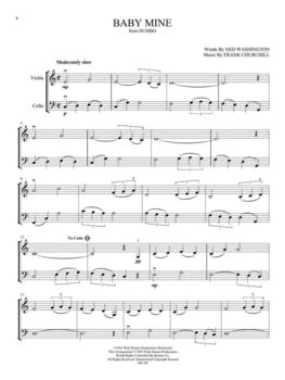 Note Hal Leonard Disney Songs for Violin and Cello Duet Note - 3